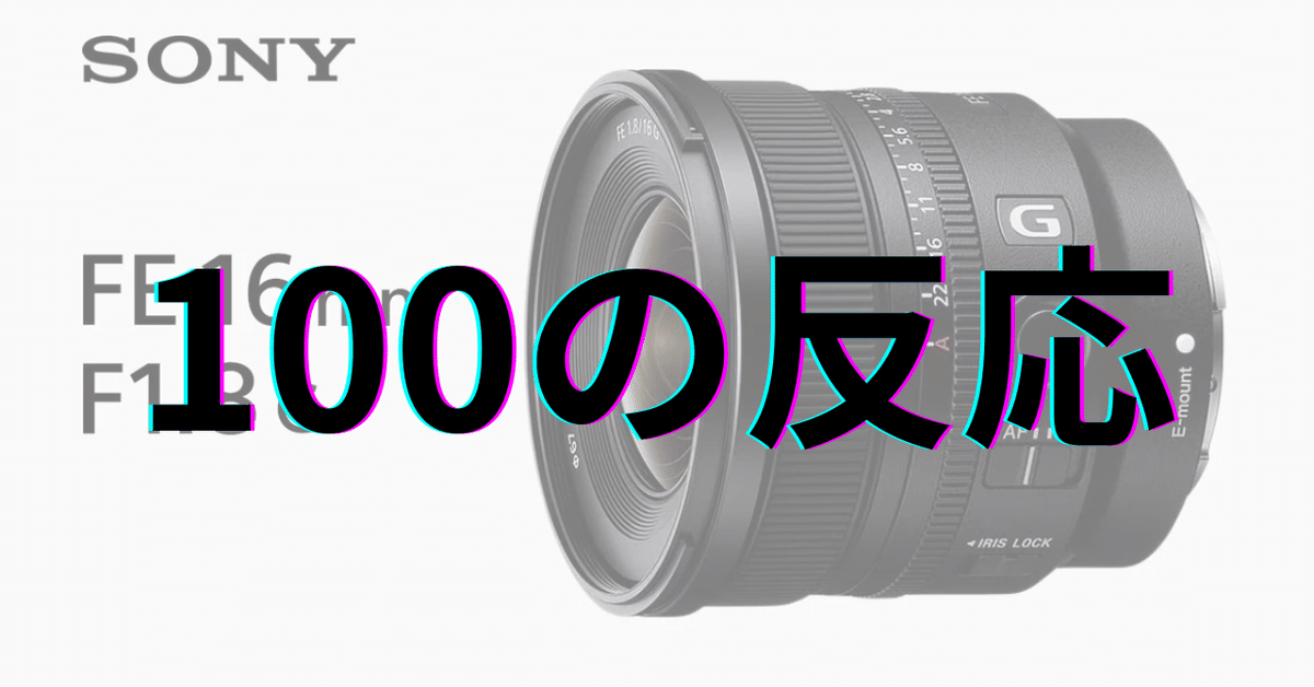 SONY FE 16mm F1.8 G レンズ 【3年保証ほぼ残り】 新品)SONY (ソニー) FE 16mm F1.8 G SEL16F18G（商品ID