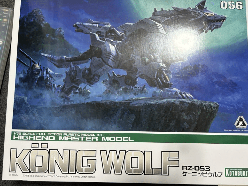 HMM ゾイド ケーニッヒウルフ 完成品 待望のHMMゾイド「ケーニッヒウルフ」！ 塗装と口元の可動域調整