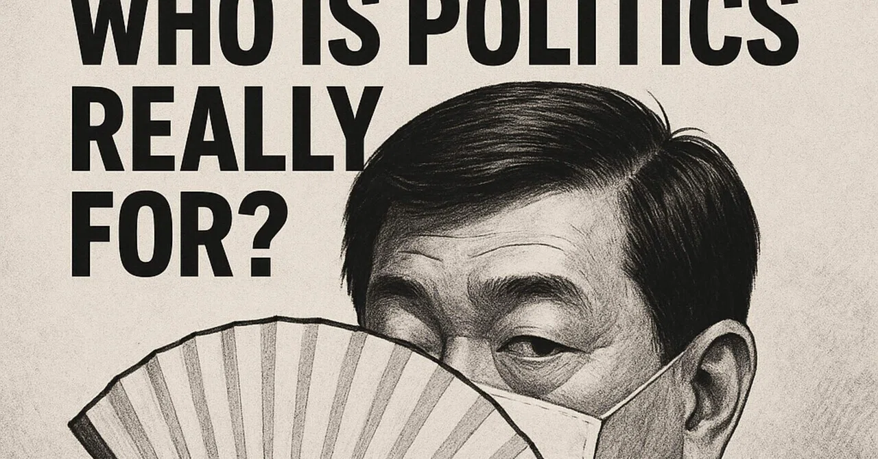結局、本当は誰のために政治やってるの？Who Is Politics Really For?｜「noteマーケティング戦略室」