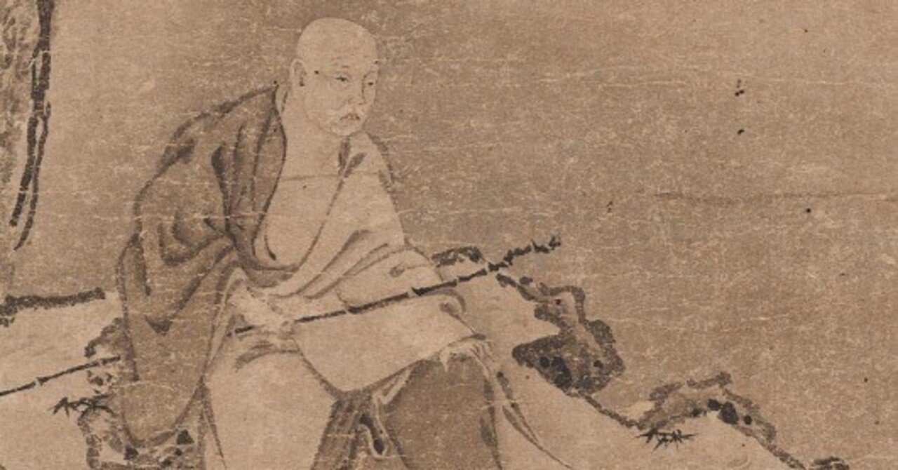 大道一以像──鹿と白鵠に囲まれた禅僧のすがた｜ごんべnote