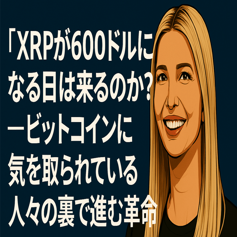 XRPが600ドルになる日は来るのか？」──ビットコインに気を取られている人々の裏で進む革命｜光本貴一｜XRP / Ripple