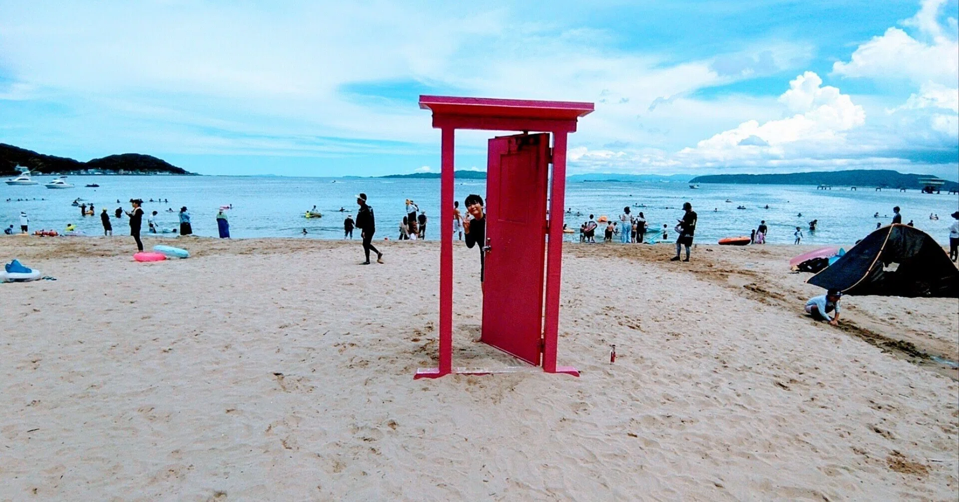 シナリー　HS4つ　Beach Beach様 The Beach with an Anywhere Door😊｜松永隆志