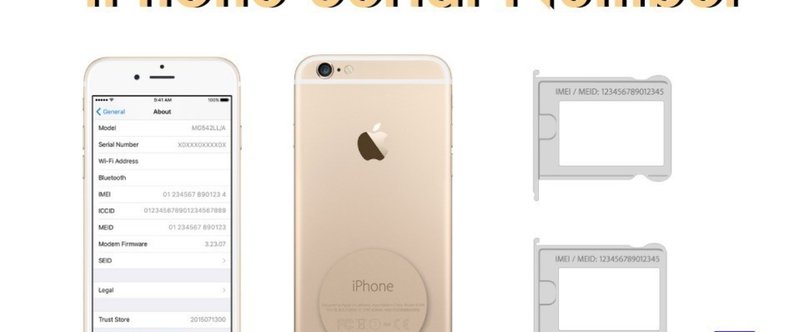 Iphoneのシリアル番号 Imei 製造番号 を確認する方法 Takg タクジー 写真 Note