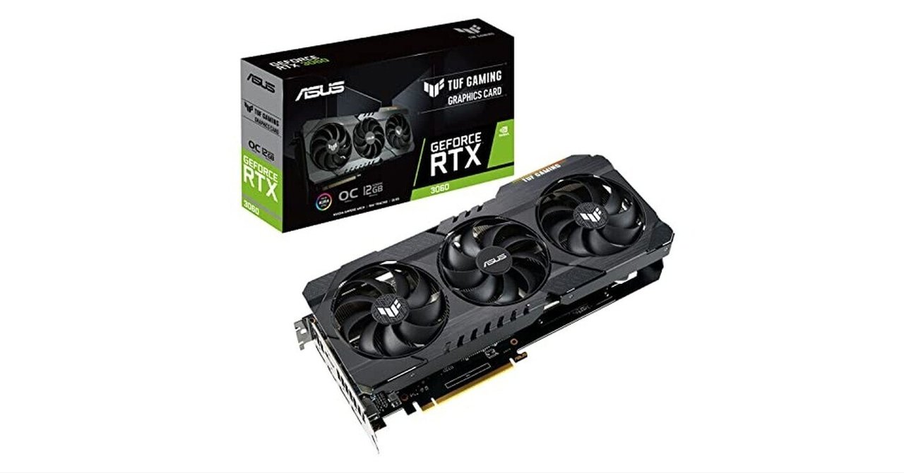 ASUS TUF Gaming NVIDIA® GeForce RTX™ 3060 V2 搭載ビデオ