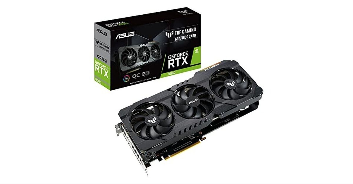 ASUS TUF Gaming NVIDIA® GeForce RTX™ 3060 V2 搭載ビデオ