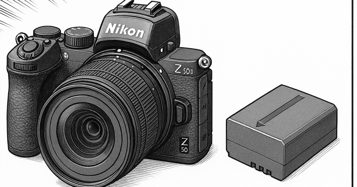 Nikon z50Ⅱ レンズ予備バッテリー付き ニコンZ50Ⅱ」購入②－バッテリーの持ちが悪すぎる？ : しない