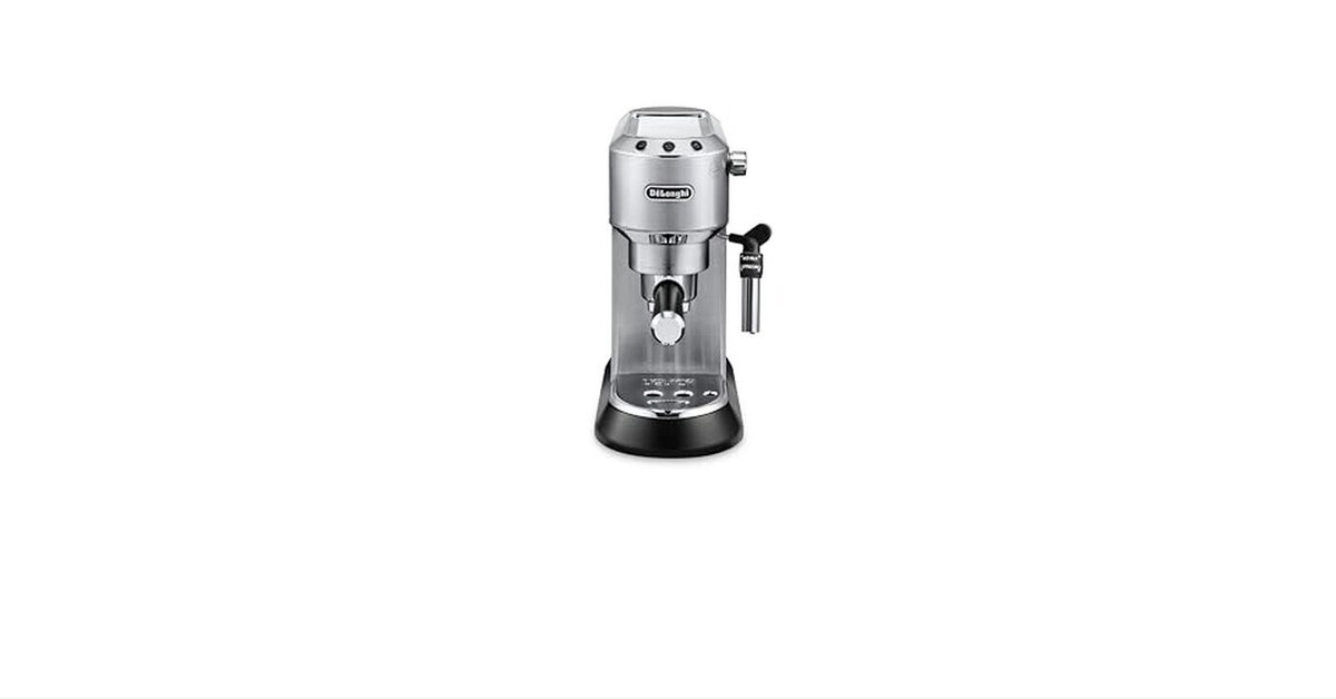 DeLonghi America, EC685M Dedica Deluxe Espresso, Silverの