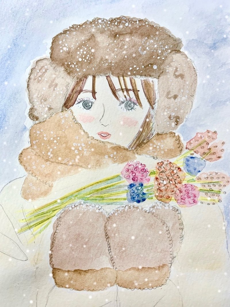 水彩で描く女の子のギャラリー あゆ Note