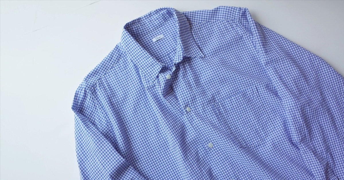 Dhal ギンガムチェックシャツ
