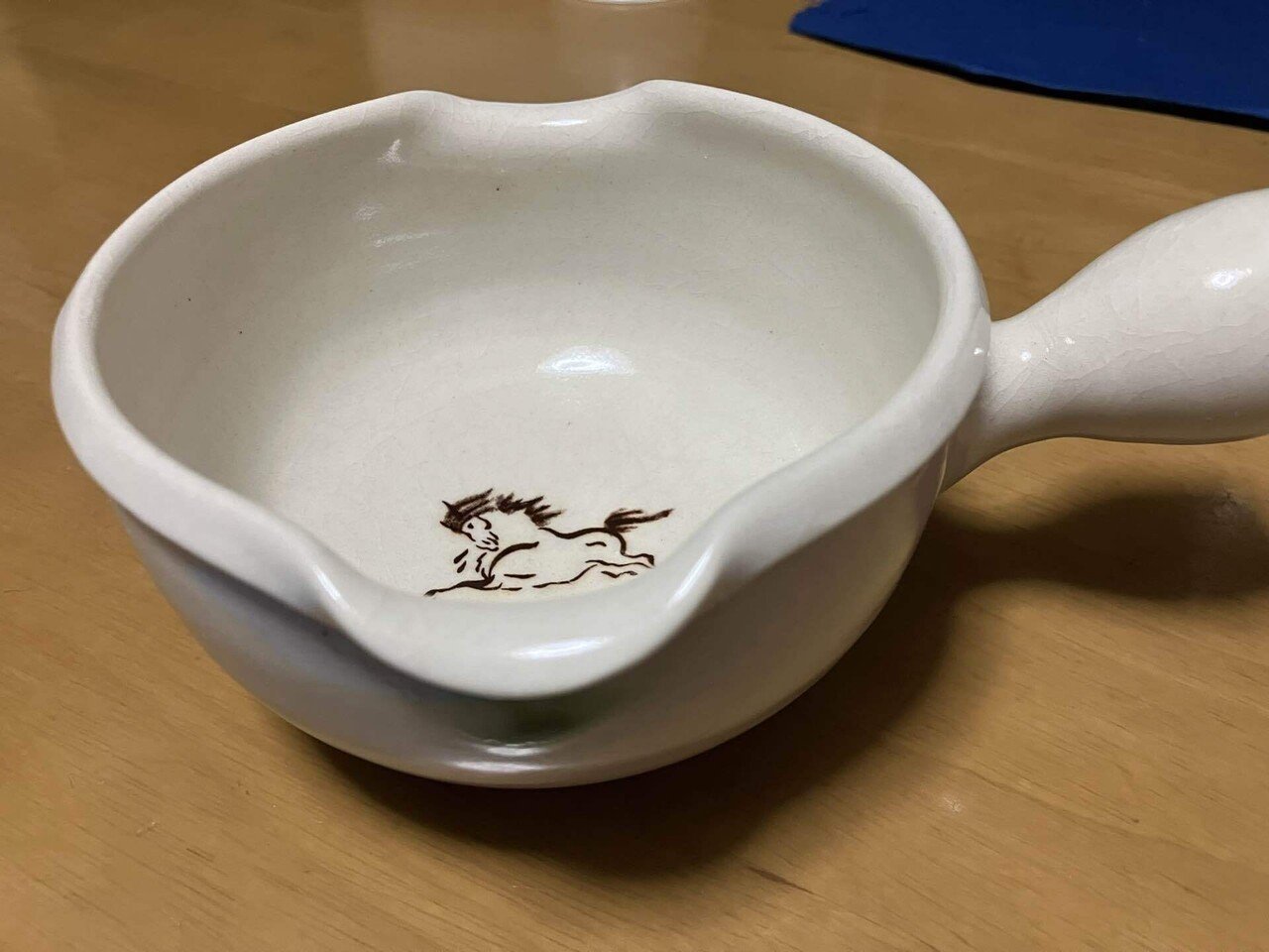 ８-５-２-8 陶器　大堀相馬焼　大鉢　馬絵 高さ22cm 直径23cm 8-5-2-8 陶器 大堀相馬焼 大鉢 馬絵 高さ22cm 直径