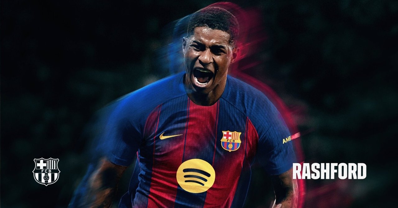 【早く買った勝ち】ラッシュフォード 14番 バルセロナ 25/26 サイズ：L マークス・ラッシュフォード、背番号14