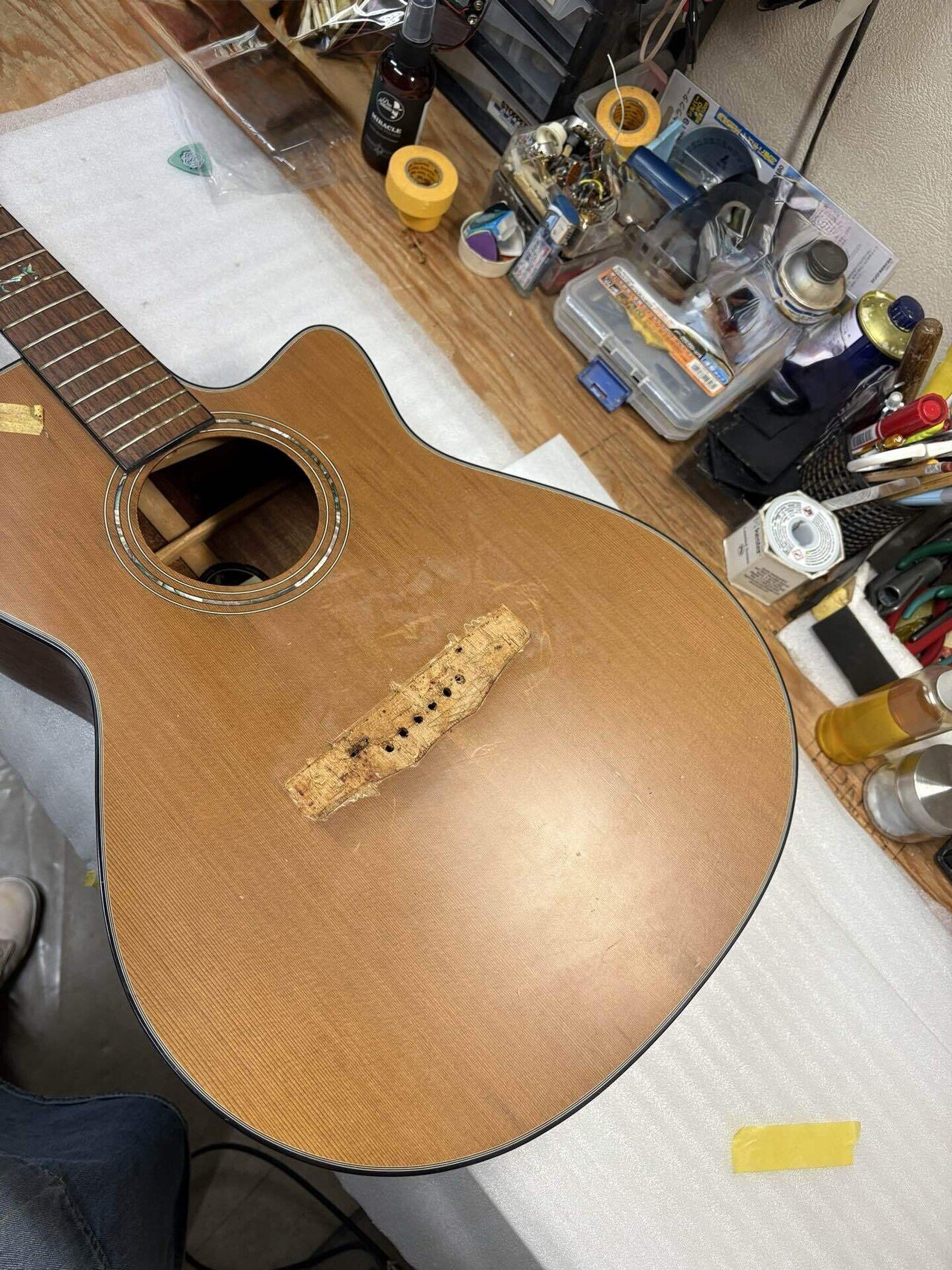 モーリス/アコースティックs-61 Rumbler series修理｜small_little