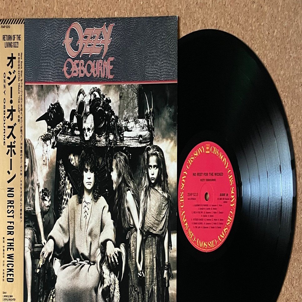 帯付き 国内版 2枚組 ブラックサバス オジーオズボーン レコード アナログ オジー・オズボーン OZZY OSBOURNE & ブラック・サバス BLACK