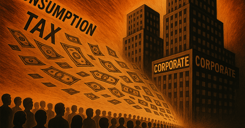 衝撃の真実：あなたが納めた消費税が大企業に流れる仕組み