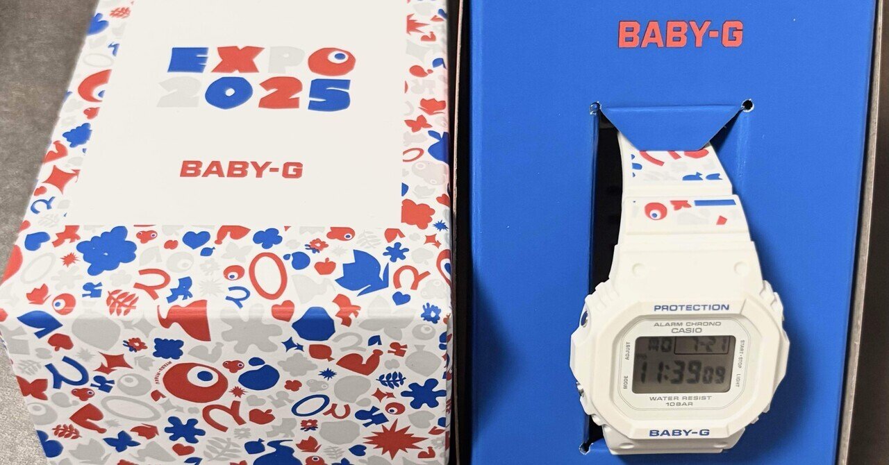 万博】Spick & SpanミャクミャクコラボBABY-G購入レビュー