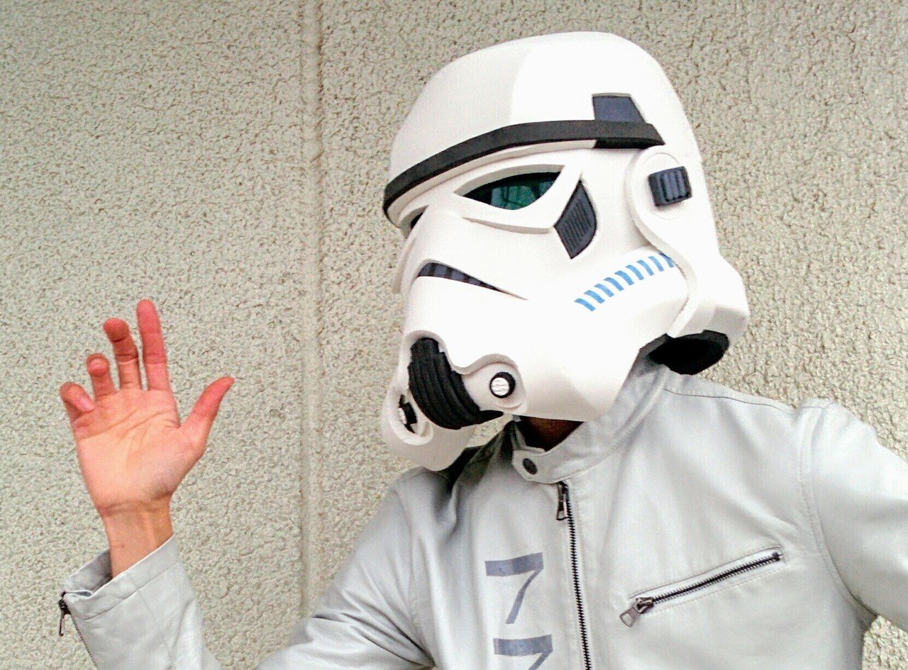 ストームトルーパーのヘルメットを(500円ぐらいで)作ろう｜アストロ温泉