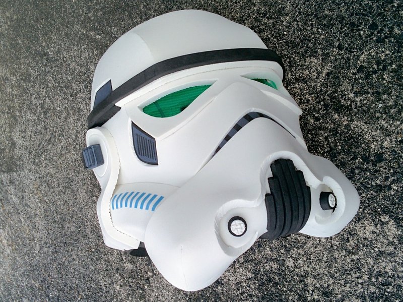ストームトルーパーのヘルメットを(500円ぐらいで)作ろう｜アストロ温泉｜note