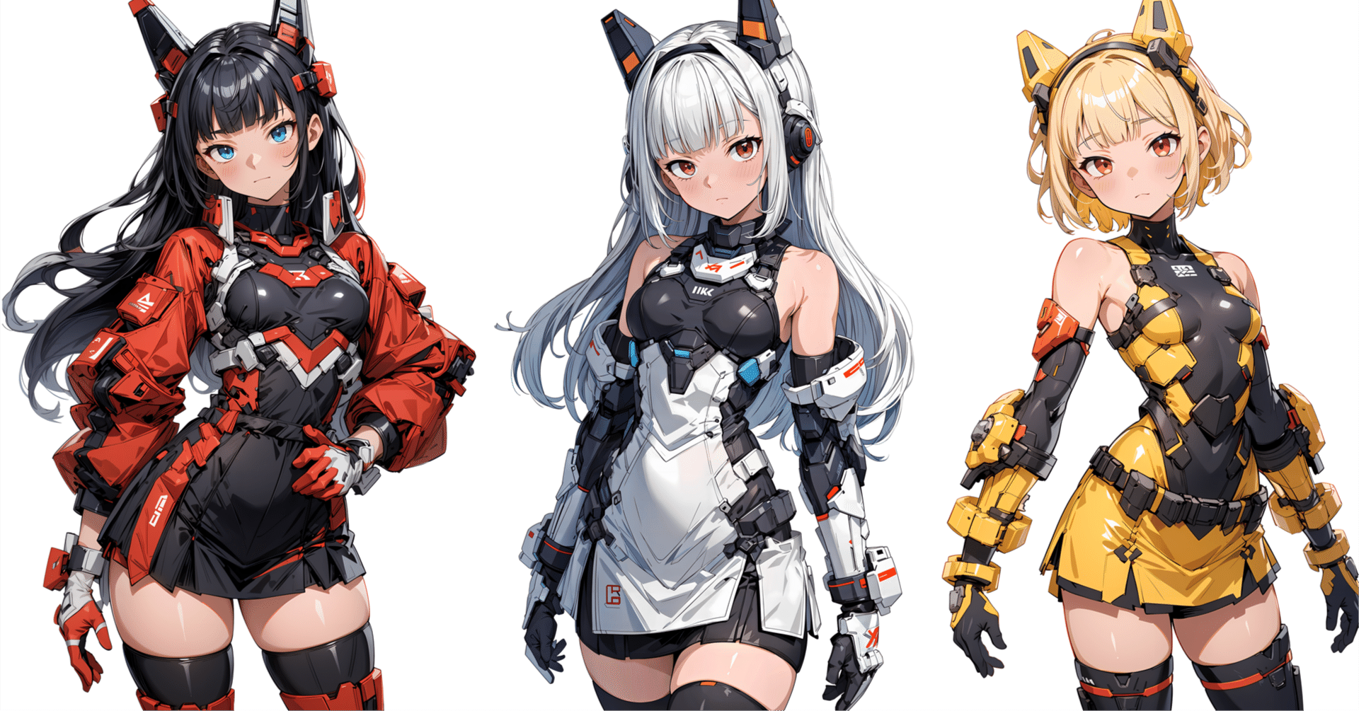 AI画像生成】2025年7月24日のイラスト【メカ娘デー】｜てんねん｜AI