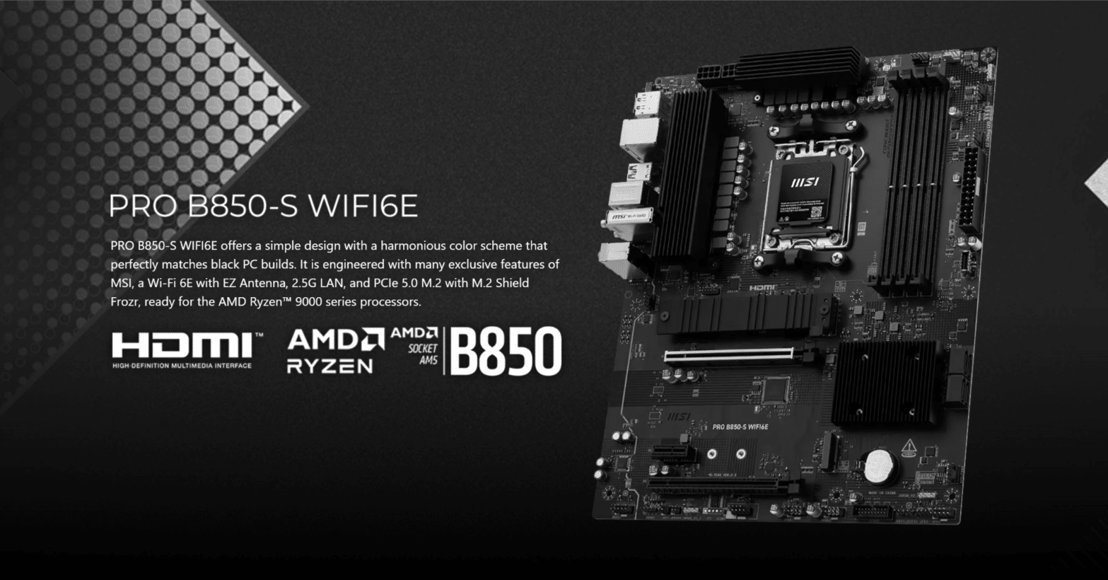 新製品】価格が高めのエントリーマザーボード「PRO B850-S WIFI6E」の