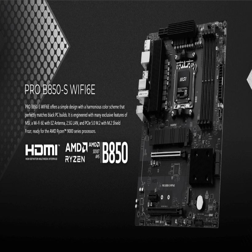 新製品】価格が高めのエントリーマザーボード「PRO B850-S WIFI6E」の