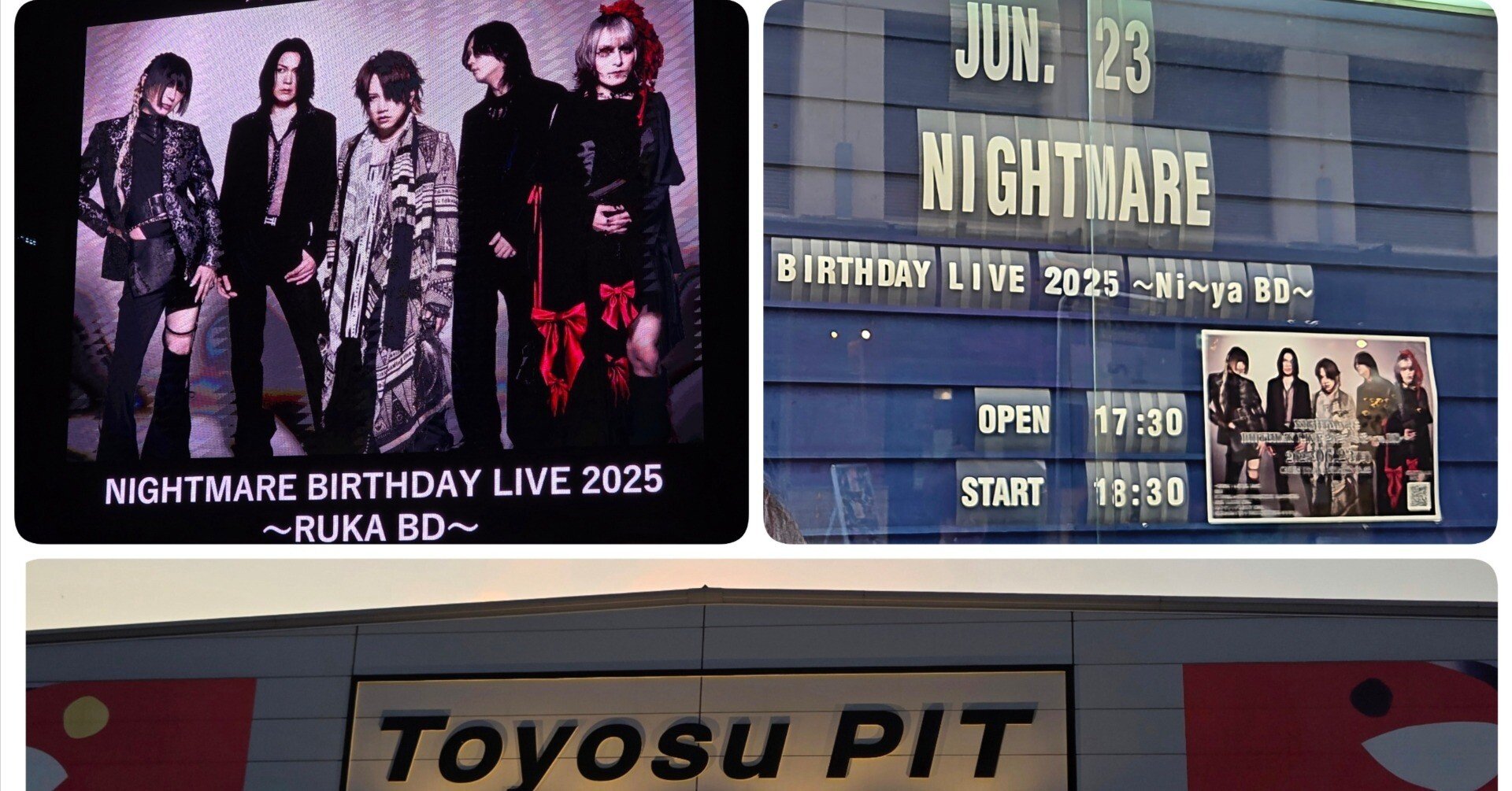 2025年6月】ヴィジュアル系・ひとりライブ参戦記〜NIGHTMARE