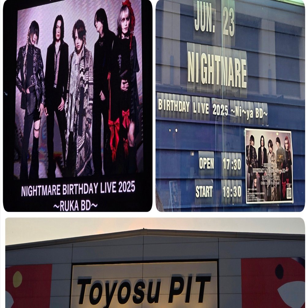 2025年6月】ヴィジュアル系・ひとりライブ参戦記〜NIGHTMARE