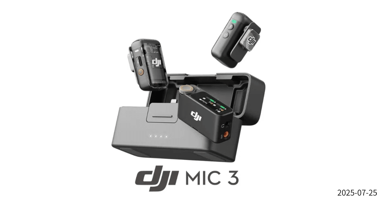 DJI Mic 3：クリエイターの音声を革新する軽量マイク｜GetGadgetGot