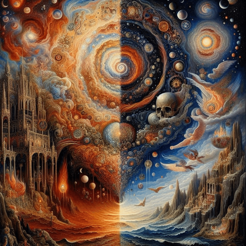 エルンスト・フックス (Ernst Fuchs)の絵画にヒントを得た