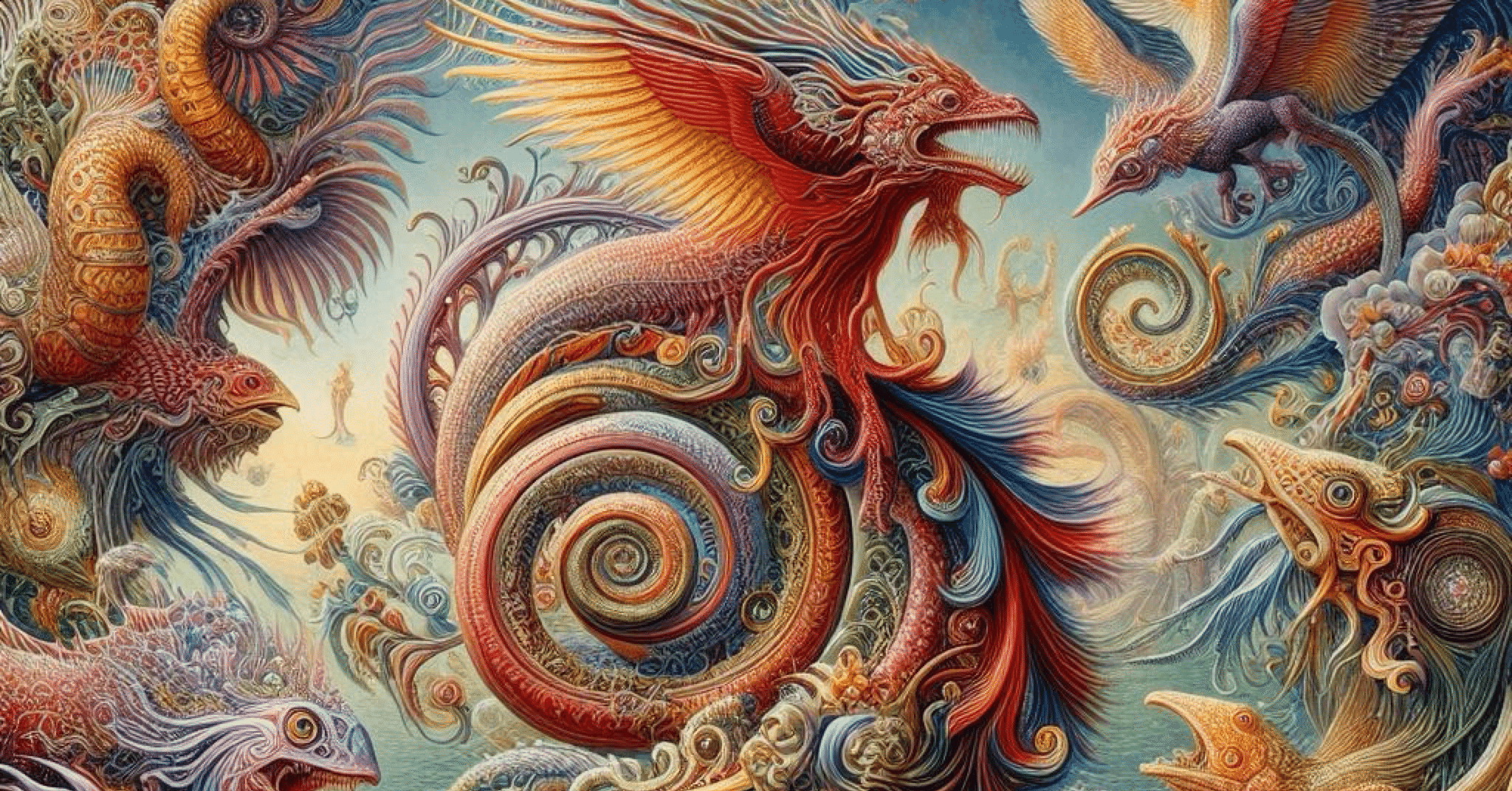 エルンスト・フックス (Ernst Fuchs)の絵画にヒントを得たプロンプト 2