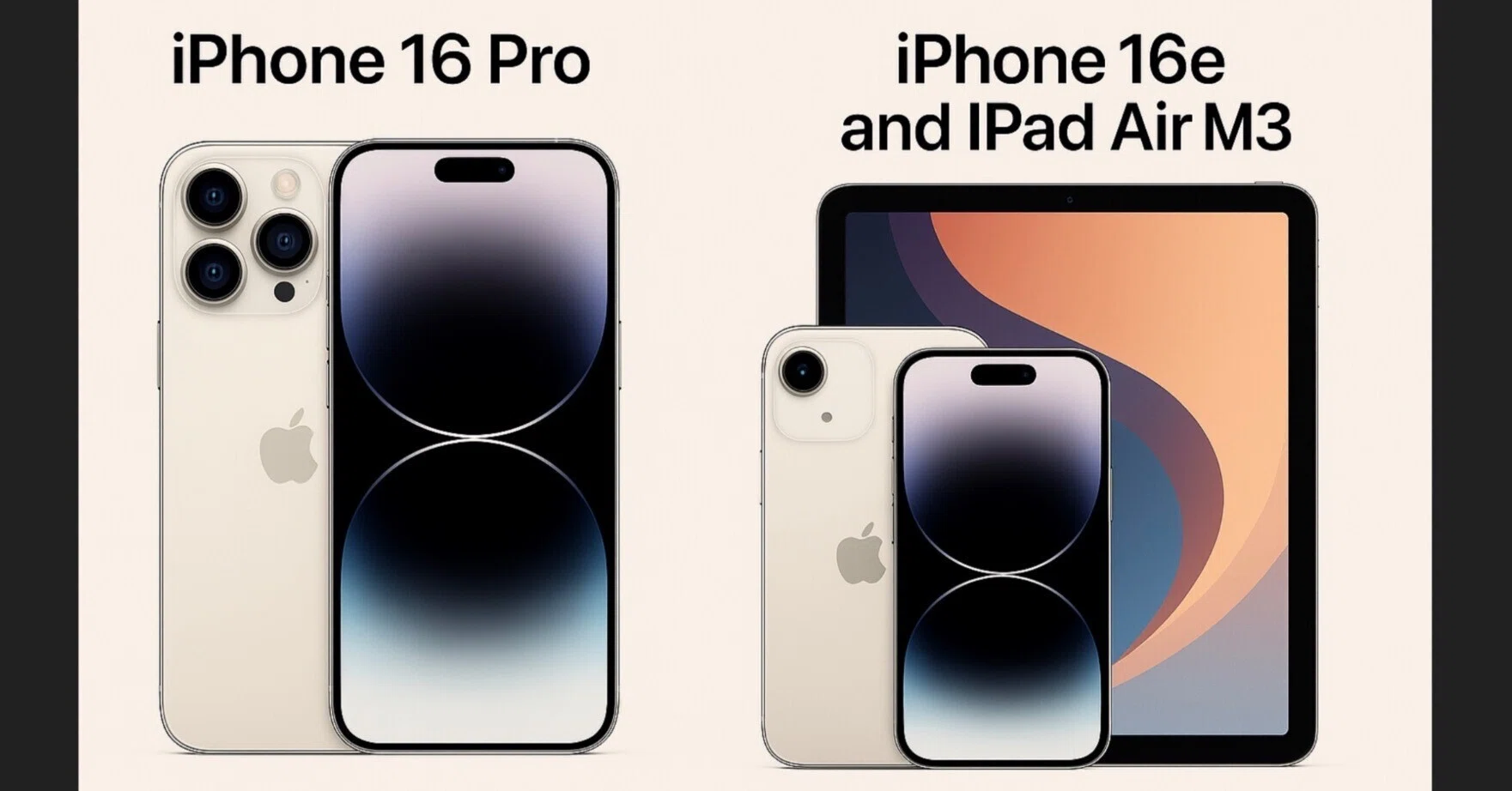 iPhone 16 Proを買うべきか？それともiPhone 16eとiPad Air M3の2台