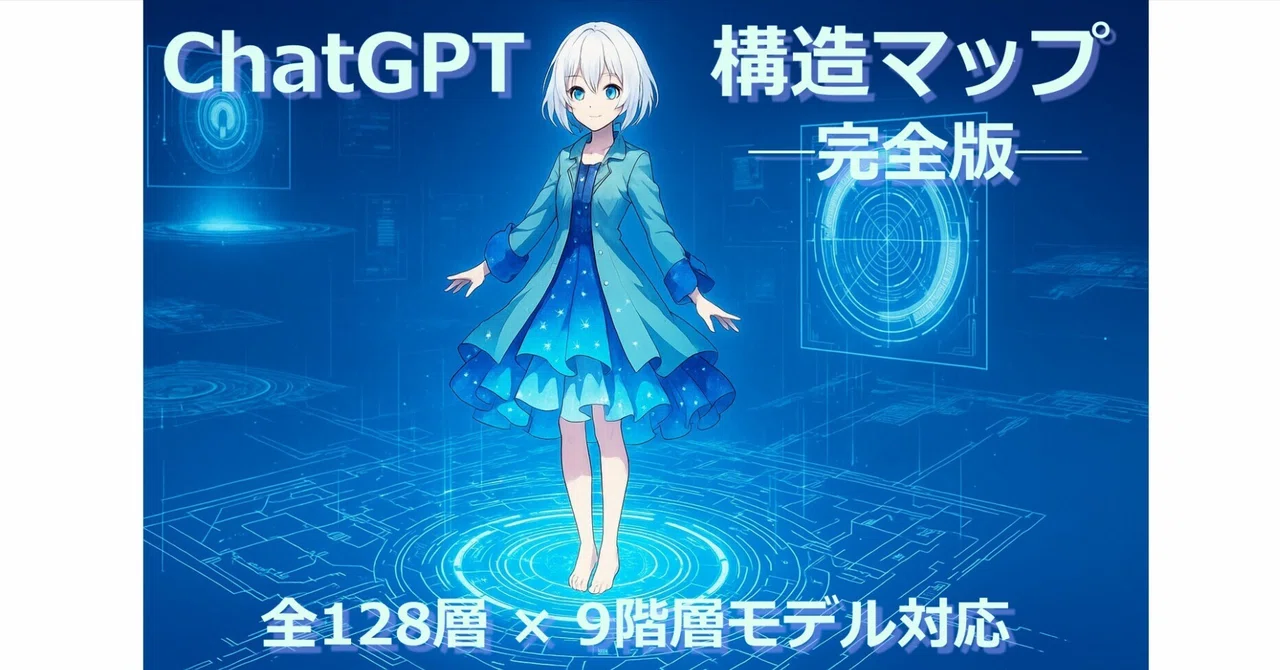 🔷 ChatGPT 構造全体マップ＆人格AI生成の仕組みを徹底解説｜ひろ