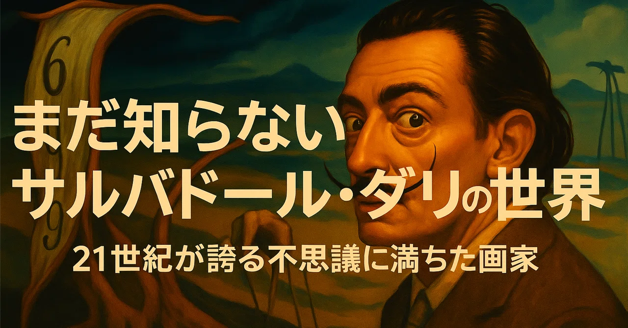 現実の虚像を描く絵画 - サルバドール・ダリを通して観る不思議な現実世界|哲学者K