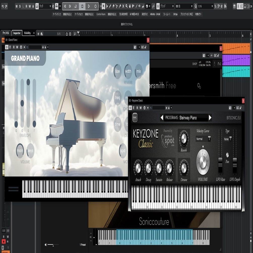 DTM講師がお勧めするフリーVST音源 第1弾 ～ピアノ編～ デモサウンド