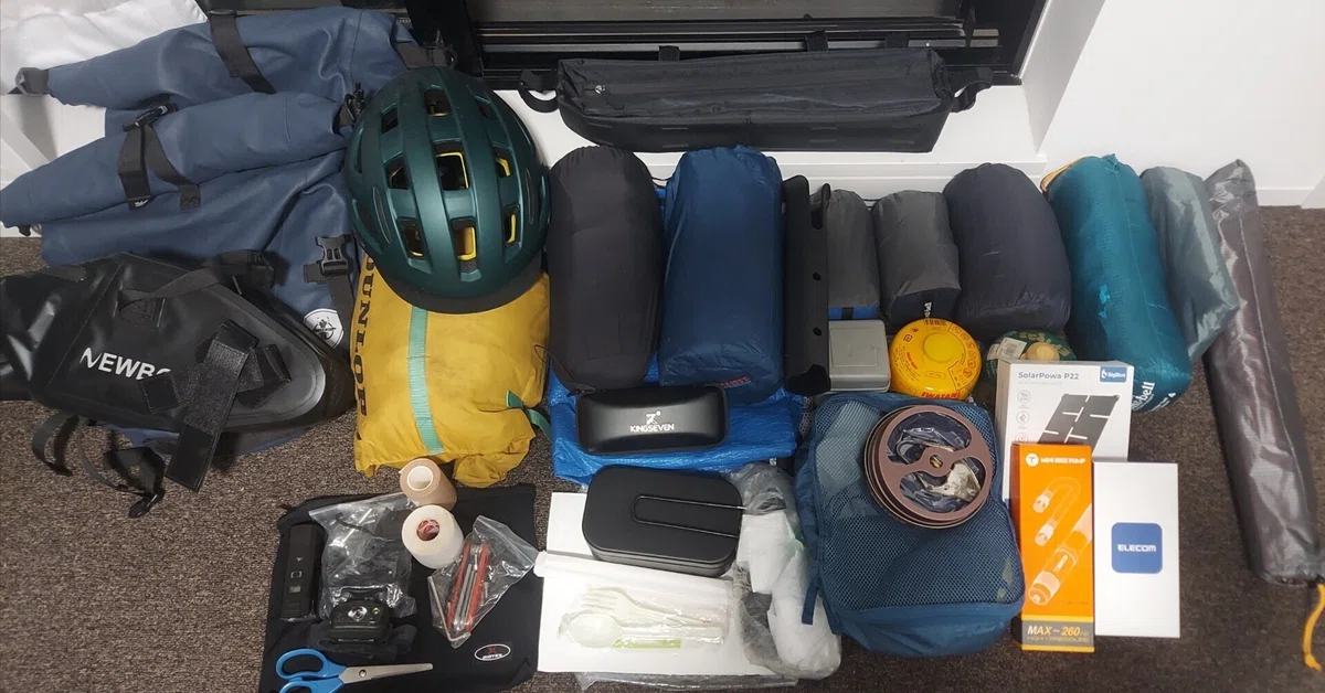 [Cycling to my parents' house] ~Introduction to travel luggage~｜Koh ...