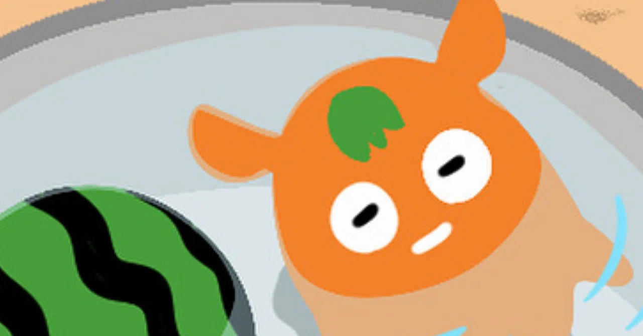メンダコとスイカ｜めんだこ メンタン