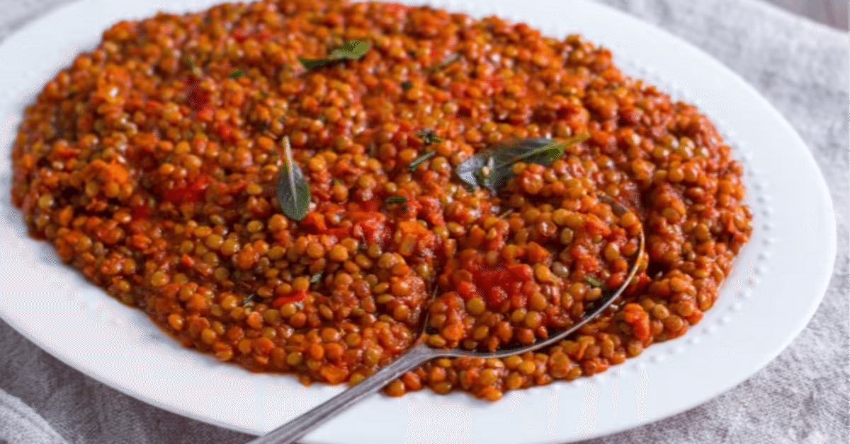 438 - LENTICCHIE IN UMIDO｜LE RICETTE REGIONALI ITALIANE