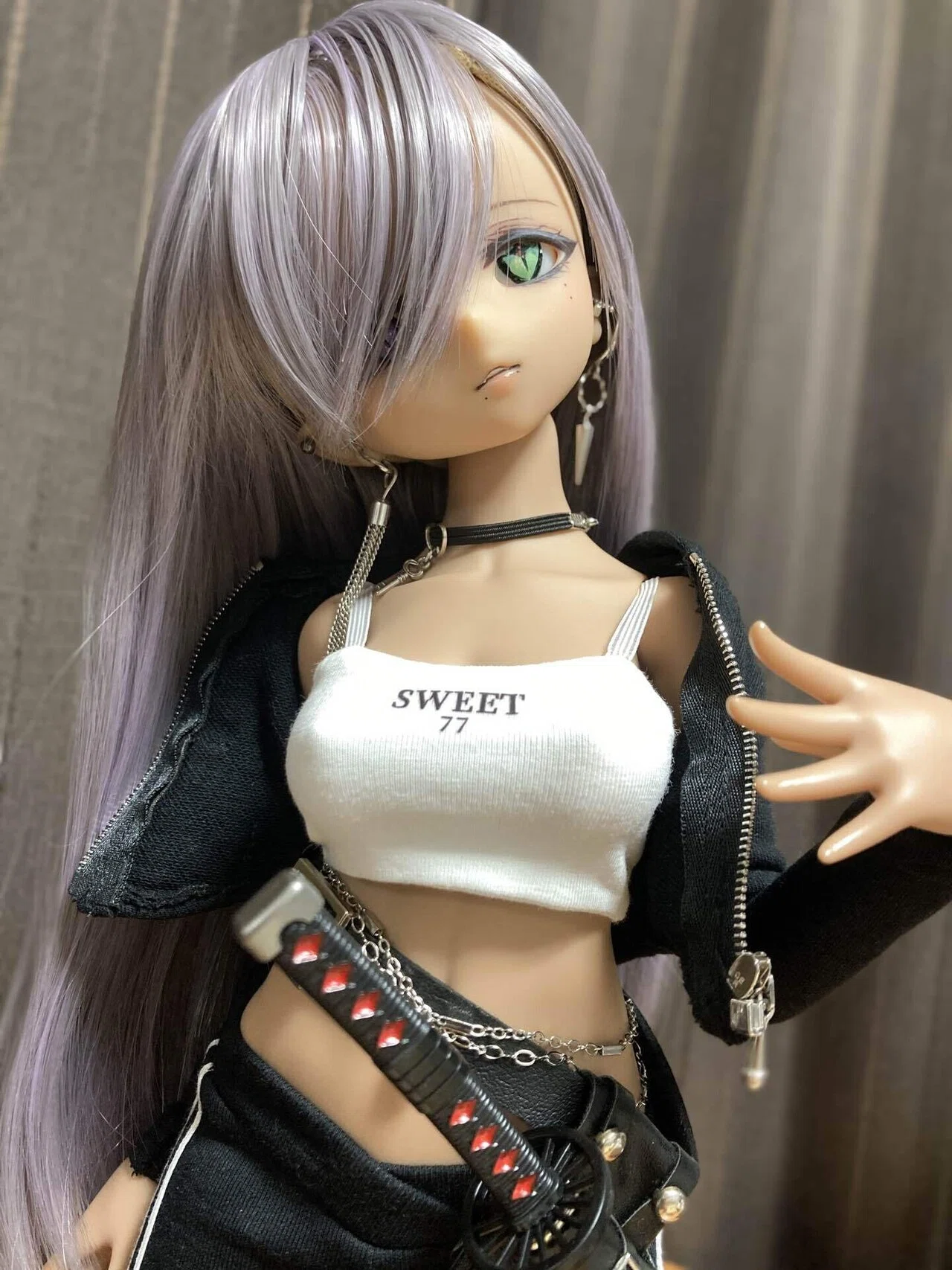 min カスタムアイシードール⁄タン肌⁄ブラック肌 dollカスタム
