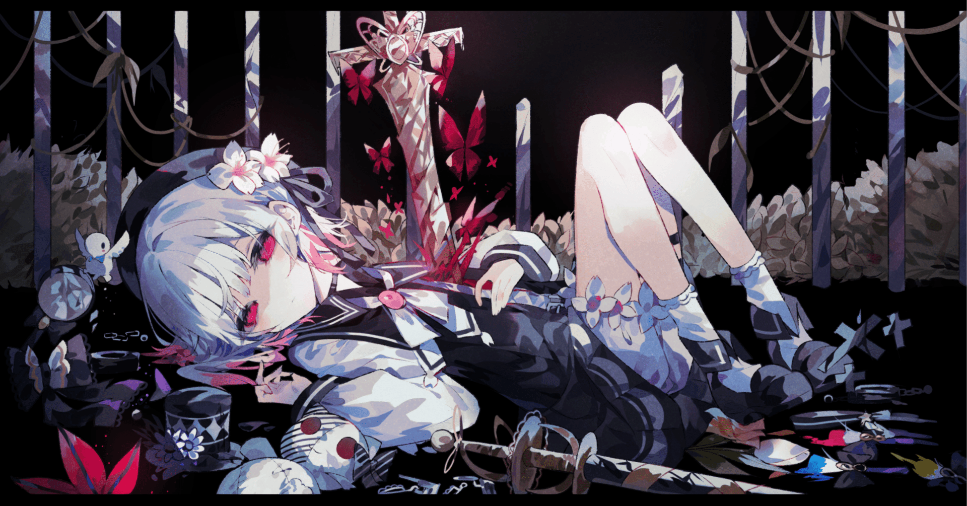 魔法少女ノ魔女裁判 中国CF特典 桜羽エマ n*n様 桜