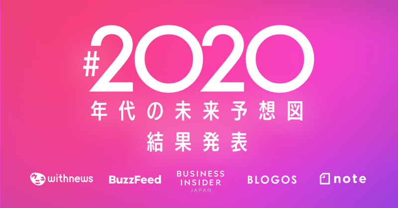 2020年代の未来予想図_結果発表