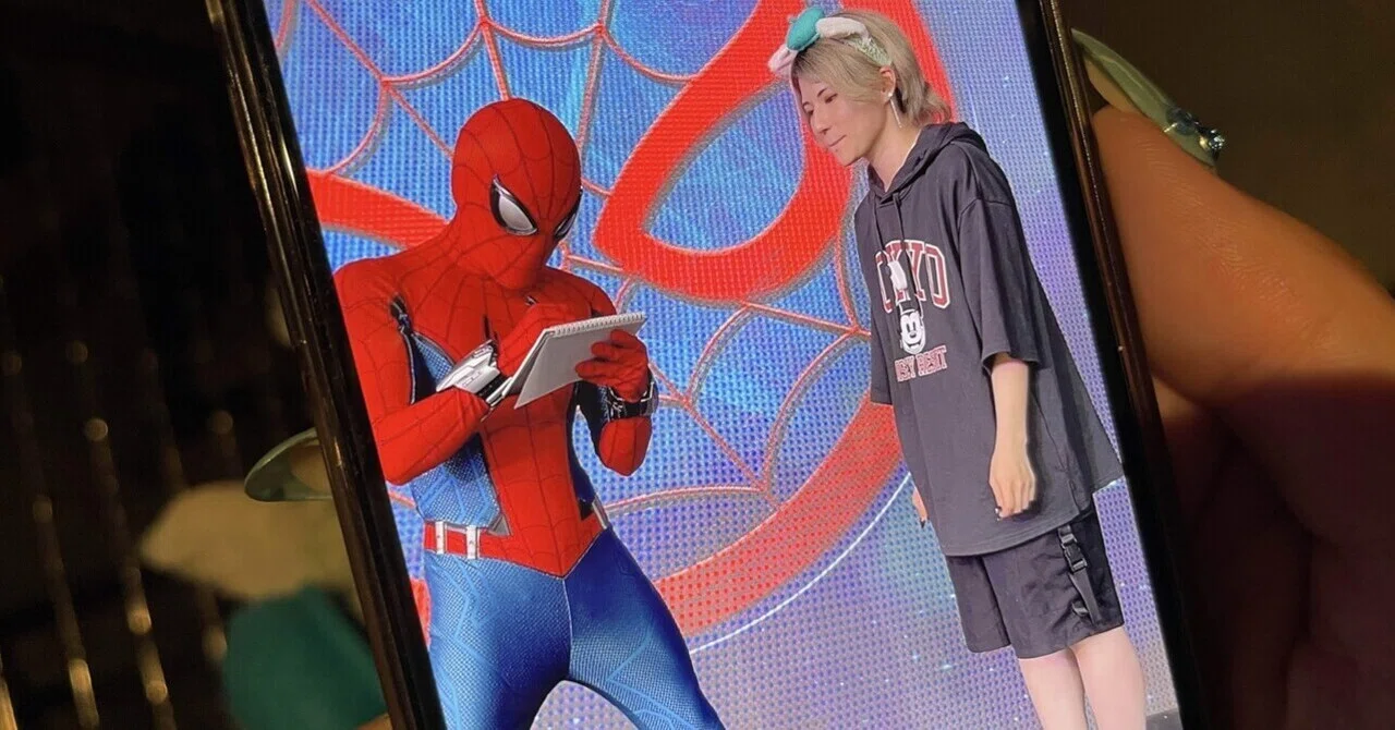香港ディズニー旅行記⑮アベンジャーズキャラともグリ！スパイダーマン