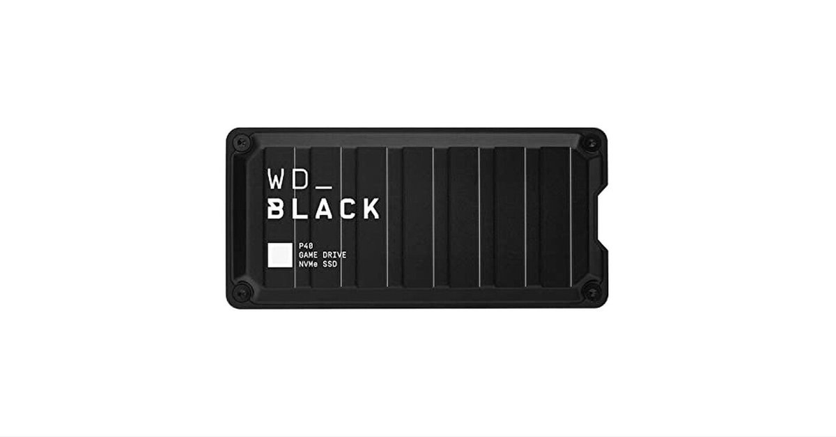 ウエスタンデジタル WD ポータブルSSD 1TB WD_BLACK P40