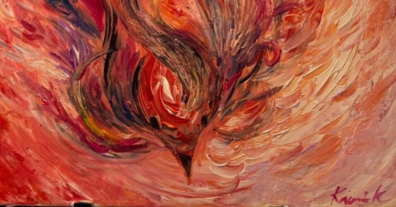 アート　絵画　躍動　飛躍 飛躍。｜Kaori Kumagai