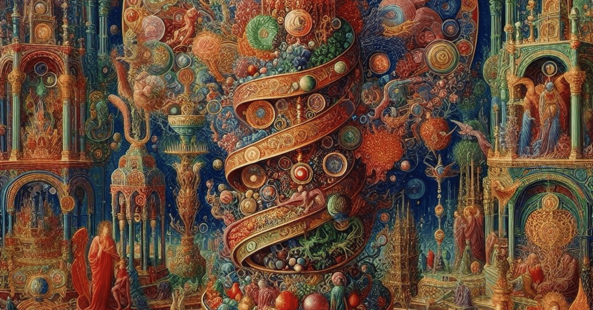 エルンスト・フックス (Ernst Fuchs)の絵画にヒントを得たプロンプト 5