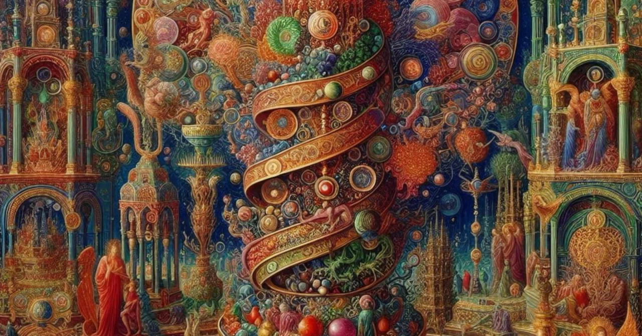 エルンスト・フックス (Ernst Fuchs)の絵画にヒントを得たプロンプト 5