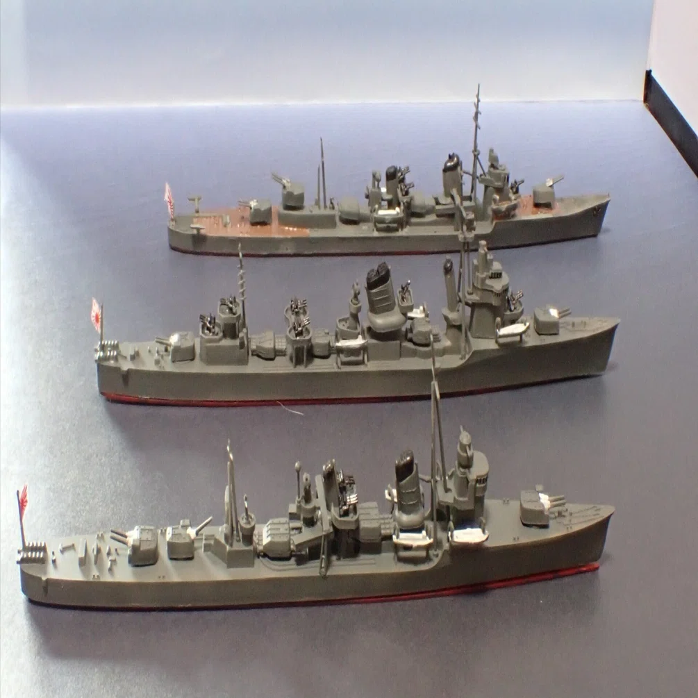 だいすきやきう 艦船2隻まとめ 奇跡のキスカ島撤退作戦 参加艦艇その2（駆逐艦夕雲 響 五月雨）｜セ