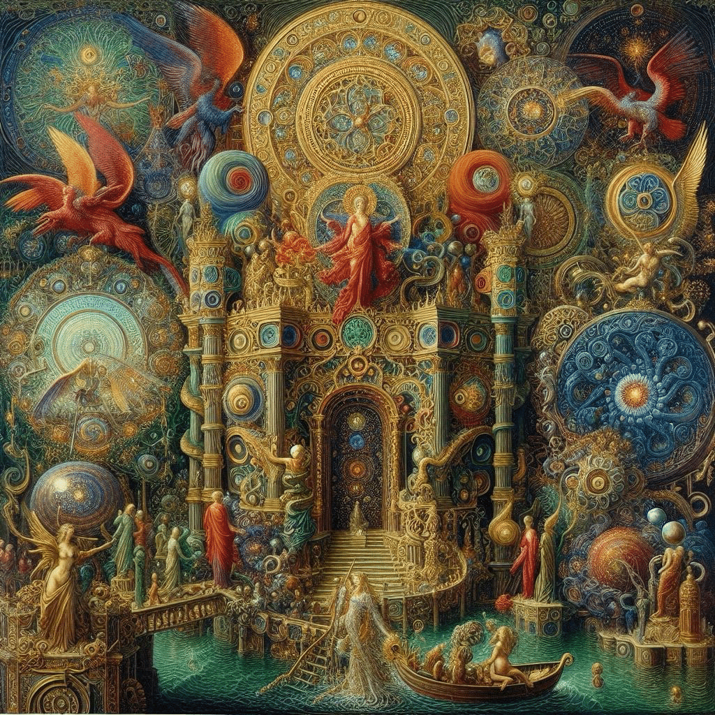 エルンスト・フックス (Ernst Fuchs)の絵画にヒントを得た