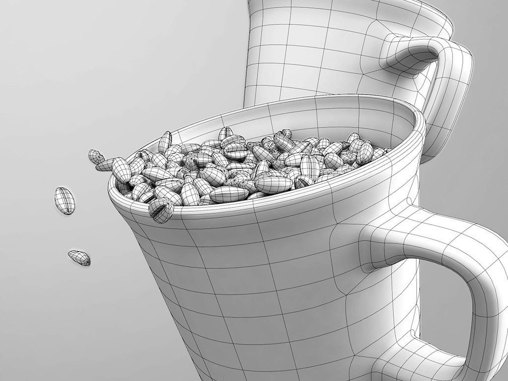 3dイラスト 過去作品アップ コーヒーカップ 広瀬 アキラ Note