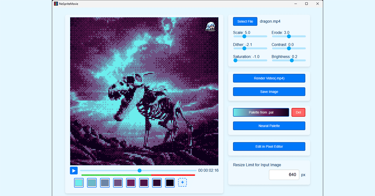 NeSpriteMovie v3.0.0 解説記事｜ひやめし