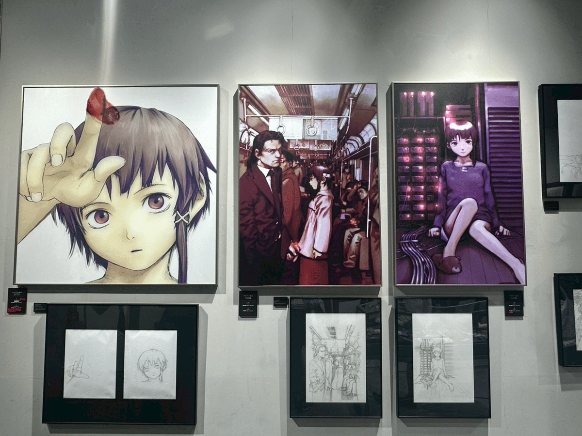 円環帰点　安倍吉俊 画業30周年記念展　サイン入りB2ポスター 円環帰点 安倍吉俊画業30周年記念展「serial experiments lain