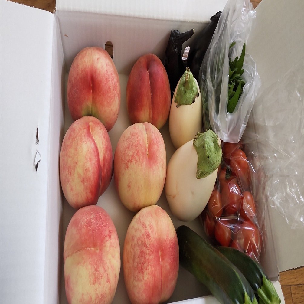 貧乏な塾には桃が届きます｜楽しみ順子